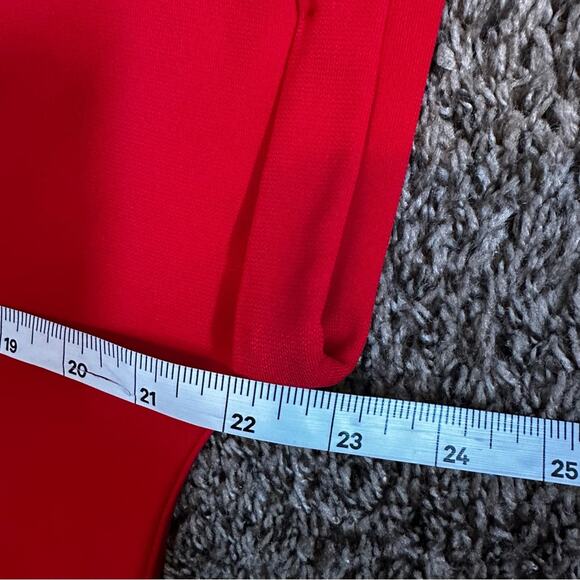 Cato women’s‎ blouse medium red short sleeve - Picture 6 of 7